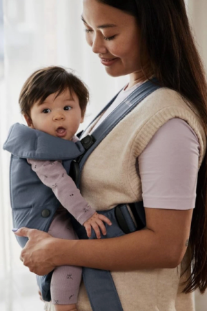 BABYBJORN Carrier Mini Cotton Mix "Indigo" #2